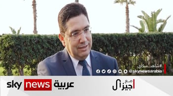 Mohamed Benchaaboun lors d'une interview à l'extérieur.