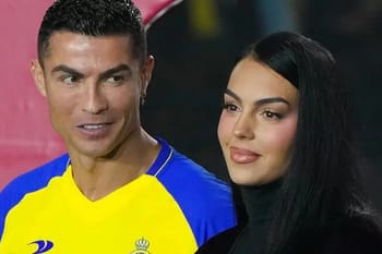 Cristiano Ronaldo et Georgina lors d'une interview exclusive.