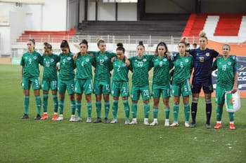 L'équipe féminine algérienne de football en préparation à Sidi Moussa.
