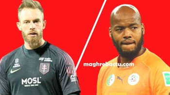 Alexandre Oukidja et Rais Mbolhi, gardiens de but algériens.