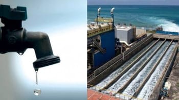 Installation de stations de dessalement en bord de mer.