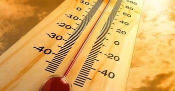 Thermomètre montrant une température très élevée en Algérie.