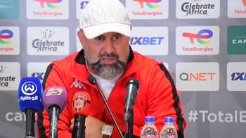 Ben Sheikha en conférence de presse après la décision pour la coupe CAF.