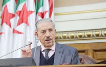 Salah Goudjil parlant lors d'une réunion officielle en Algérie.