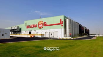 Usine de lait moderne Baladna à Djelfa en Algérie.