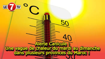 Thermomètre indiquant une forte chaleur en plein été au Maroc.