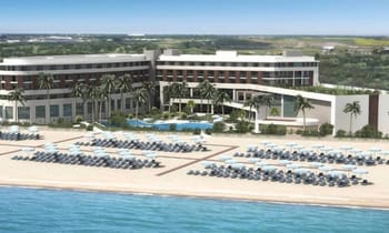 Complexe hôtelier de luxe avec plage et piscine en Algérie.