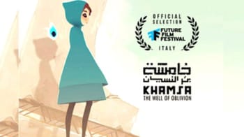 Personnage de film d'animation algérien Khamra en illustration.