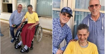 Hafid Derradji et anciens ministres lors d'une visite à Alger.