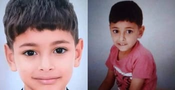 Deux jeunes enfants, portrait, innocence, photo d'enfants.