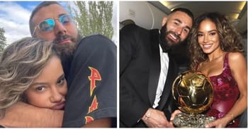 Karim Benzema avec Jordan Ozuna lors d'un événement public.