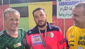 Entraînement avec les jeunes de l'Académie Laradius.