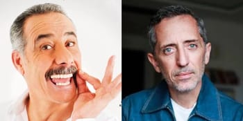 Portrait de Gad Elmaleh, comédien franco-marocain.