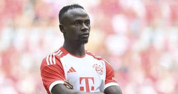 Sadio Mané portant le maillot du Bayern Munich lors d'un match.