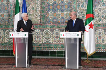 Rencontre entre dirigeants algériens et italiens en Tunisie.