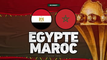 Match de football Égypte contre Maroc en direct à la télévision.