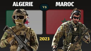 Comparaison des forces aériennes de l'Algérie et du Maroc en 2023.