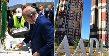 Inauguration d'un nouveau projet immobilier AADL à Alger.