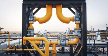 Réseau de pipelines de gaz naturel en Algérie.