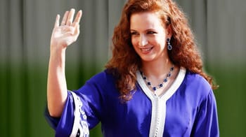 Lalla Selma, ex-épouse du roi du Maroc, lors d'une cérémonie officielle.