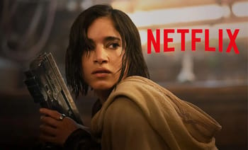 Actrice Sofia Boutella dans un film de science-fiction sur Netflix.