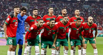 Les joueurs marocains en tenue officielle avant la Coupe d'Afrique des Nations 2025.