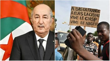 Protestation au Niger contre la France et le gouvernement nigérien.