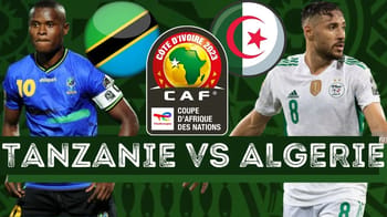 Match de football Tanzanie contre Algérie lors de la CAN 2023.