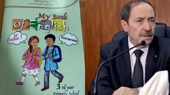 Couverture d'un livre d'anglais pour enfants en Algérie.