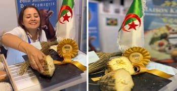 Fromage algérien avec médaille d'or au mondial du fromage de Tours.