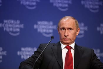 Vladimir Poutine au Forum économique mondial à Davos.