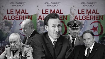 Image de couverture du livre 'Le Mal Algérien' avec des figures historiques.