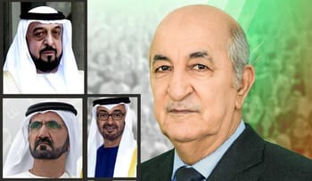Leaders du Golfe et d'Algérie en portrait, contexte politique.