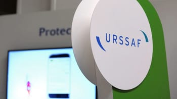 Logo de l'URSSAF lors d'une campagne de sensibilisation.