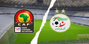 Match de football entre la CAF et la FAF dans un stade vide.