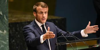 Emmanuel Macron s'exprimant lors d'une allocution officielle.