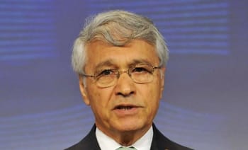 Chakib Khelil, homme politique, lors d'une intervention publique.