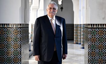 Le recteur de la Grande Mosquée de Paris dans un lieu emblématique.