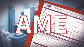 Formulaire de demande d'aide médicale d'État en France.