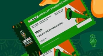 Billet officiel pour la Coupe d'Afrique des Nations 2023.