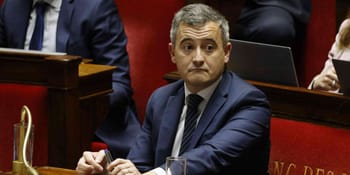 Député en séance à l'Assemblée nationale française.