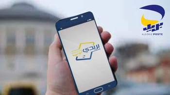 Application mobile Baridimob d'Algérie Poste sur smartphone.