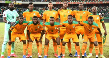 Les joueurs de la Côte d'Ivoire lors d'un match de la CAN 2023.