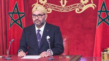 Le Roi Mohammed VI en réunion officielle pour la Palestine.