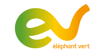 Logo d'Elephant Vert, entreprise de développement durable au Maroc.