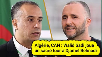 Walid Sadi et Djamel Belmadi lors d'une rencontre officielle.
