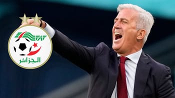 Vladimir Petkovic en tant qu'entraîneur de l'équipe d'Algérie.