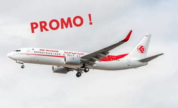 Avion Air Algérie avec promotion Ramadan 2024.