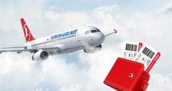 Avion Turkish Airlines avec TK Wallet pour vols vers l'Algérie.