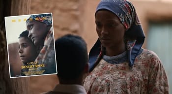 Actrice dans le film algérien Desert Rose lors du festival du cinéma africain Luxor.